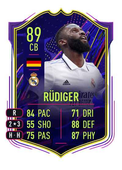 Antonio Rüdiger Ones to Watch 89 OVR