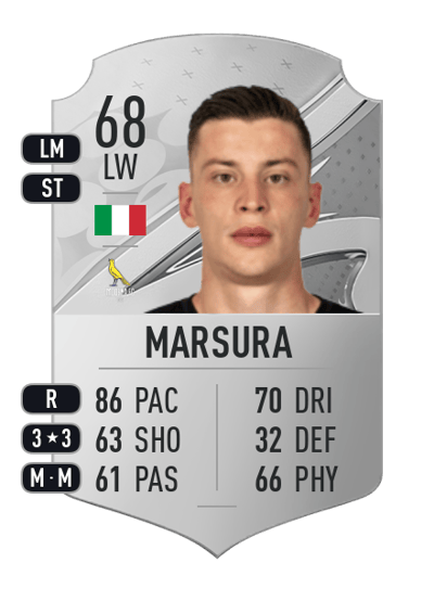 Davide Marsura Rare 68 OVR