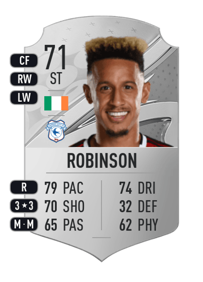 Callum Robinson Rare 71 OVR