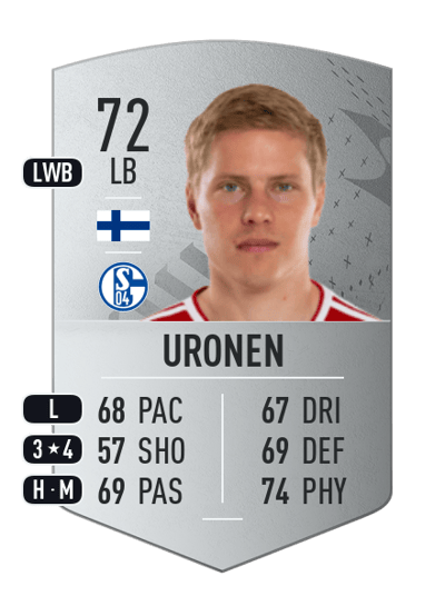Jere Uronen Common 72 OVR