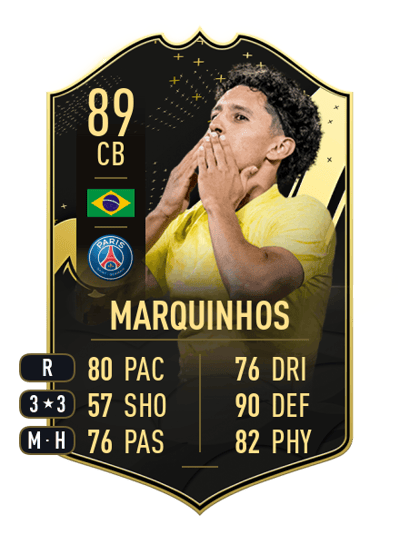 Marquinhos Team of the Week 89 OVR