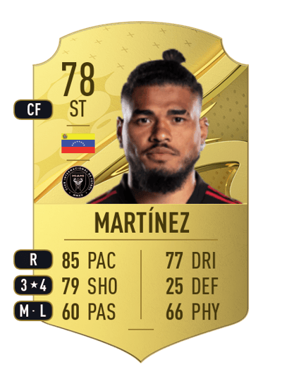 Josef Martínez Rare 78 OVR
