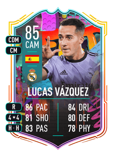 Lucas Vázquez Out of Position 85 OVR