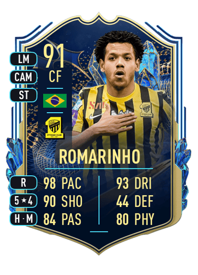 Romarinho Team of the Season 91 OVR