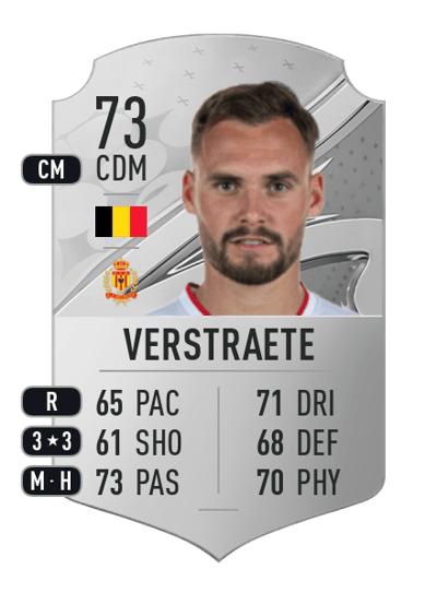 Birger Verstraete Rare 73 OVR