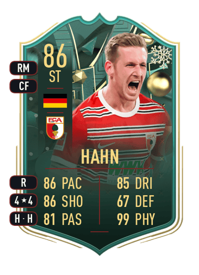 André Hahn WINTER WILDCARDS 86 OVR