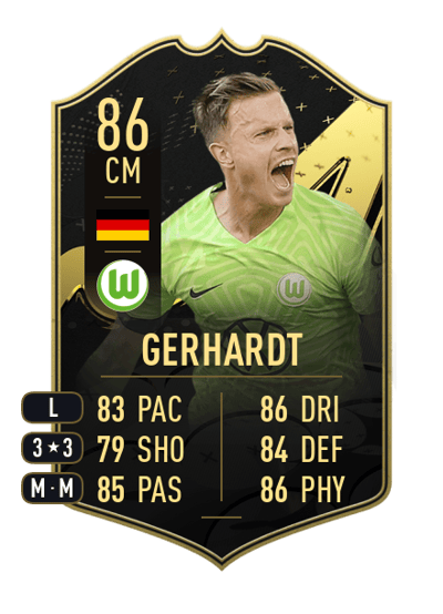 Yannick Gerhardt Team of the Week 86 OVR