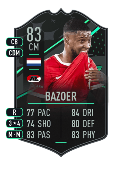 Riechedly Bazoer SQUAD FOUNDATIONS 83 OVR