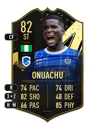 Paul Ebere Onuachu Team of the Week 82 OVR