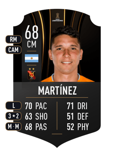 Tomás Martínez CONMEBOL LIBERTADORES 68 OVR