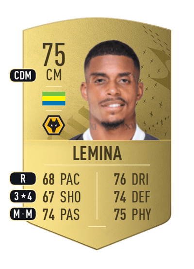 Mario Lemina Common 75 OVR