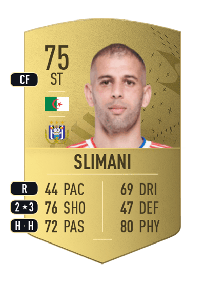 Islam Slimani Common 75 OVR