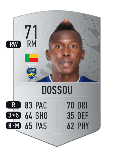 Jodel Dossou Common 71 OVR