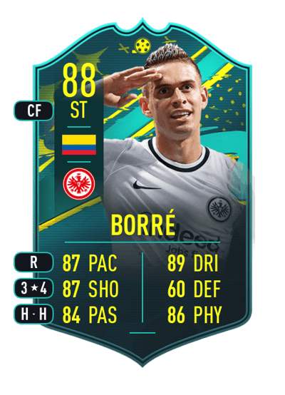 Rafael Santos Borré PLAYER MOMENTS 88 OVR