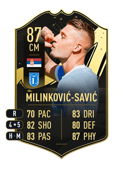 Sergej Milinković-Savić Team of the Week 87 OVR