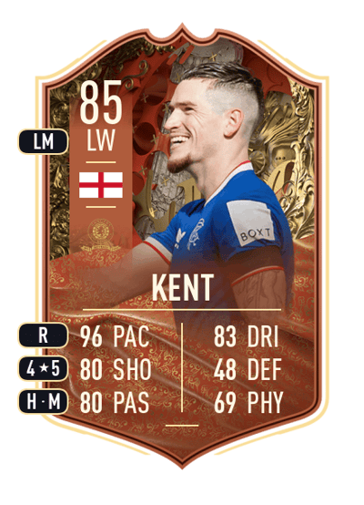 Ryan Kent FUT CENTURIONS 85 OVR