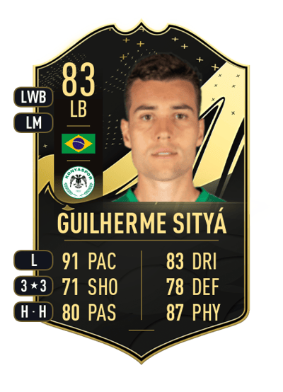 Guilherme Sityá Team of the Week 83 OVR