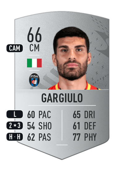 Mario Gargiulo Common 66 OVR