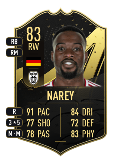 Khaled Narey Team of the Week 83 OVR