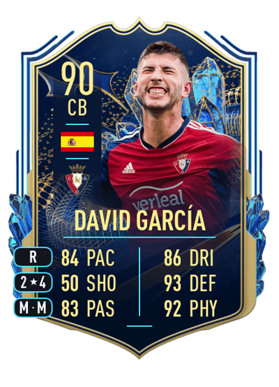 David García Team of the Season 90 OVR