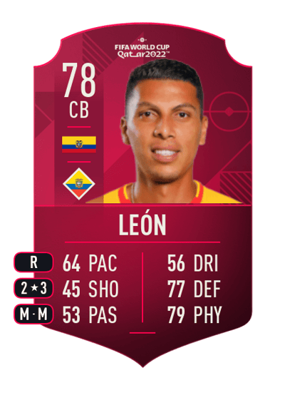 Luis Fernando León World Cup Player 78 OVR
