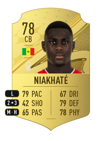 Moussa Niakhaté Rare 78 OVR