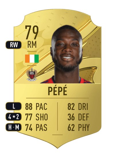 Nicolas Pépé Rare 79 OVR