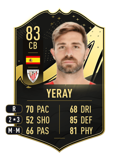 Yeray Team of the Week 83 OVR