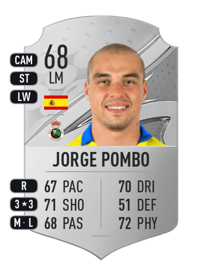 Jorge Pombo Rare 68 OVR