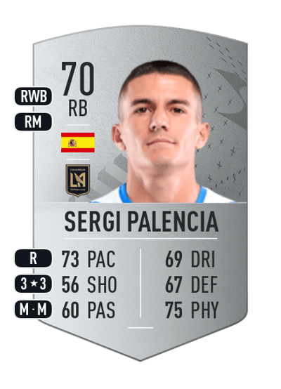 Sergi Palencia Common 70 OVR