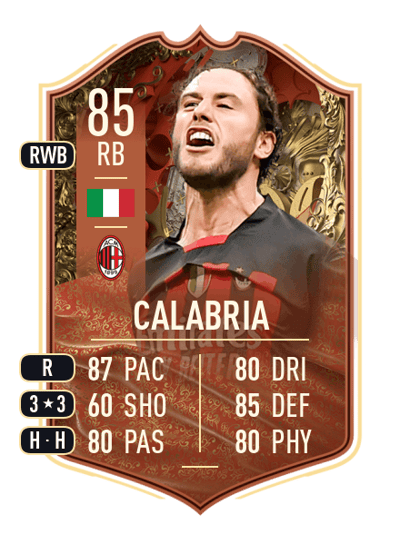 Davide Calabria FUT CENTURIONS 85 OVR