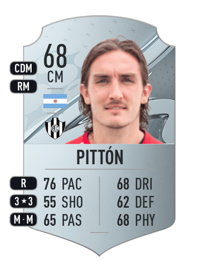 Mauro Pittón Rare 68 OVR