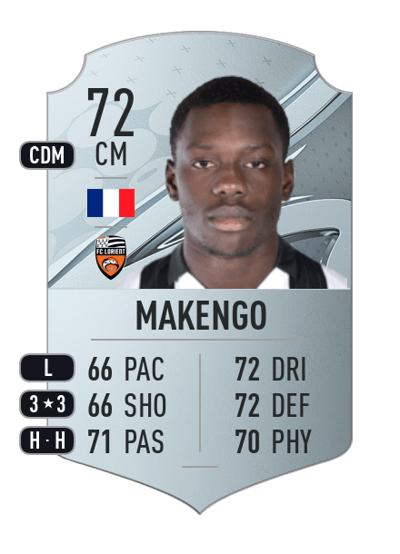 Jean-Victor Makengo Rare 72 OVR