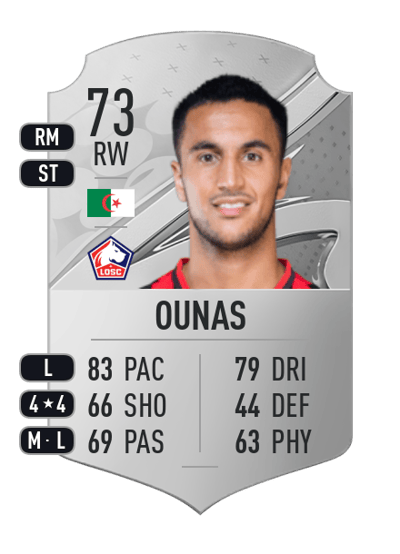 Adam Ounas Rare 73 OVR