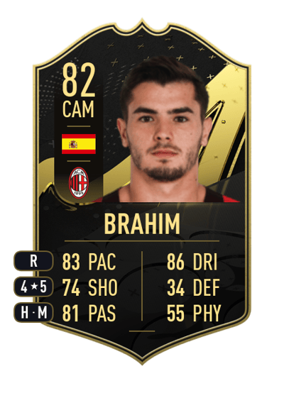 Brahim Team of the Week 82 OVR