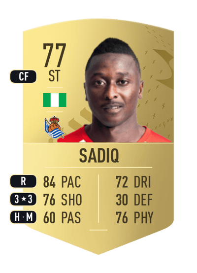 Umar Sadiq Common 77 OVR