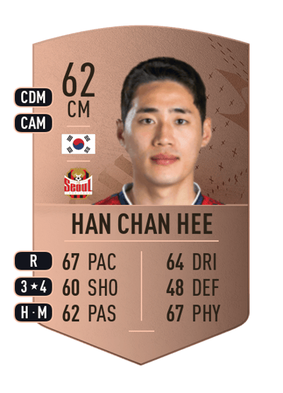 Han Chan Hee Common 62 OVR
