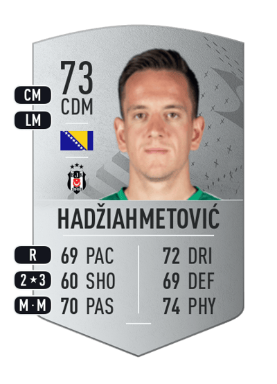 Amir Hadžiahmetović Common 73 OVR