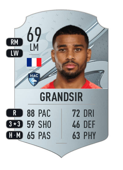 Samuel Grandsir Rare 69 OVR