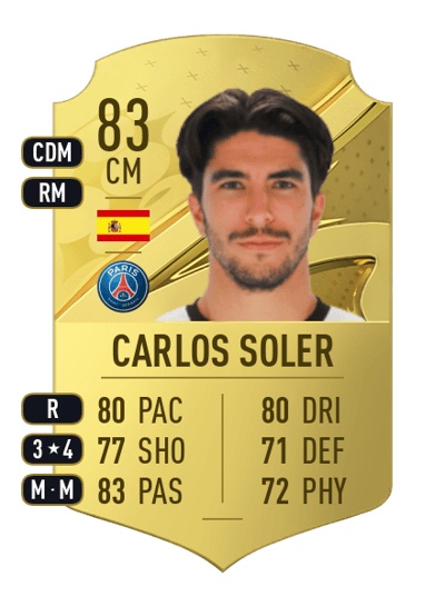 Carlos Soler Rare 83 OVR