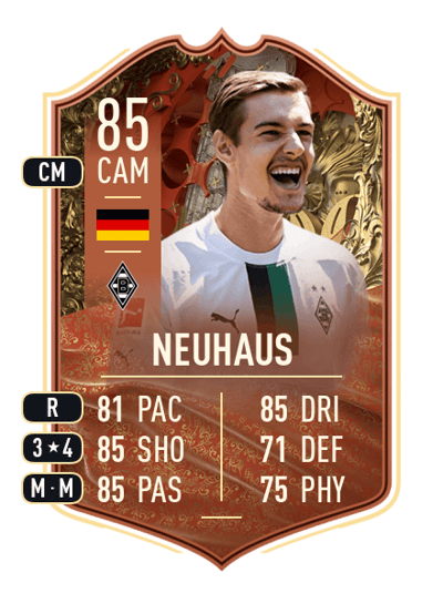 Florian Neuhaus FUT CENTURIONS 85 OVR