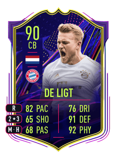 Matthijs de Ligt Ones to Watch 90 OVR