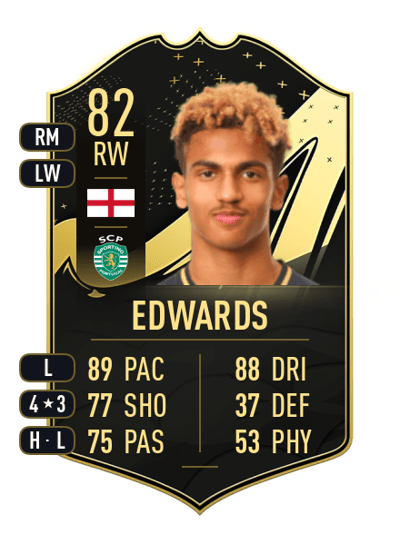 Marcus Edwards Team of the Week 82 OVR