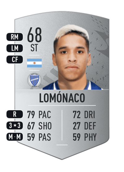 Sebastián Lomónaco Common 68 OVR