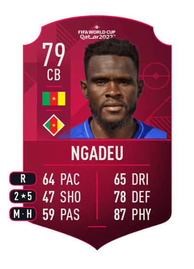 Michael Ngadeu World Cup Player 79 OVR