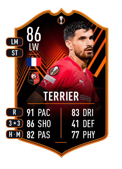 Martin Terrier UEL Road to the Knockouts 86 OVR