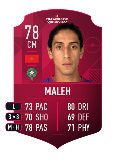 Youssef Maleh World Cup Player 78 OVR