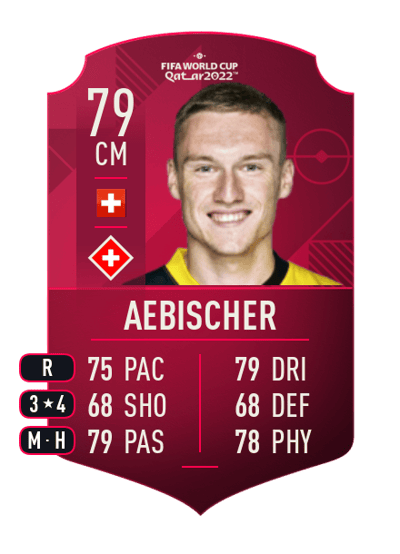 Michel Aebischer World Cup Player 79 OVR