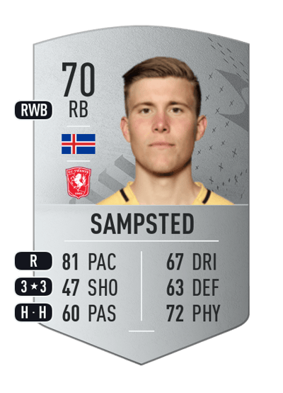 Alfons Sampsted Common 70 OVR