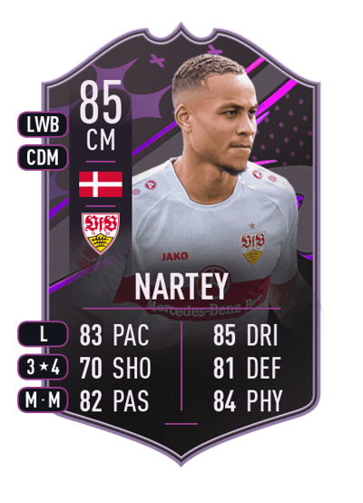 Nikolas Nartey Dynamic Duos 85 OVR